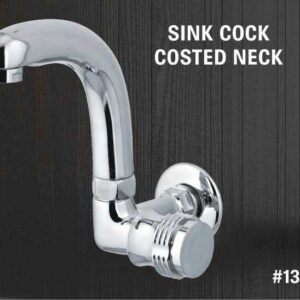Sink Cock Costed Neck  Sink Mixer#135 By Gohar Sanitary Fittings