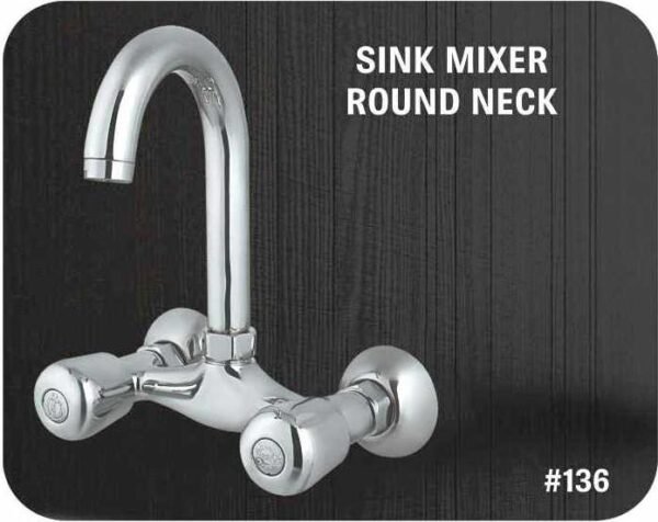 Sink Mixer Round Neck Sink Mixer #136 By Gohar Sanitary Fittings