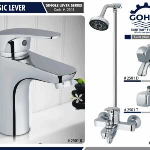 Classic Bath Set By Gohar Sanitary Fittings - Single Lever Series Cod-2501