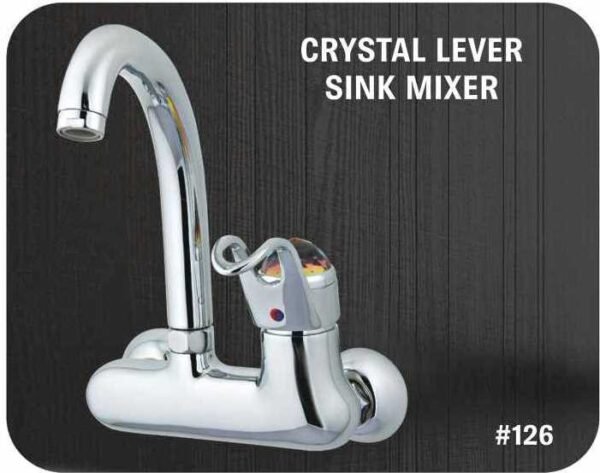 Crystal Lever Sink Mixer# 124 By Gohar Sanitary Fittings