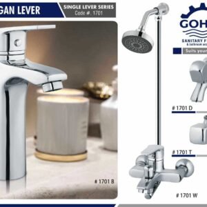 Morgan Lever Bath Set By Gohar Sanitary Fittings - Single Lever Series Cod-1701