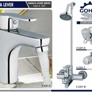 Porta Bath Set By Gohar Sanitary Fittings - Full Round Series Cod-2201