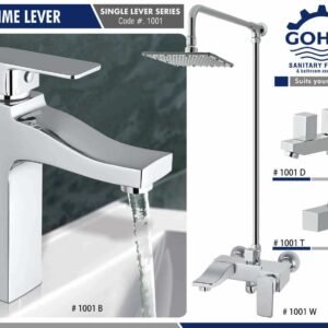 Sublime Bath Set By Gohar Sanitary Fittings - Full Round Series Cod-1001