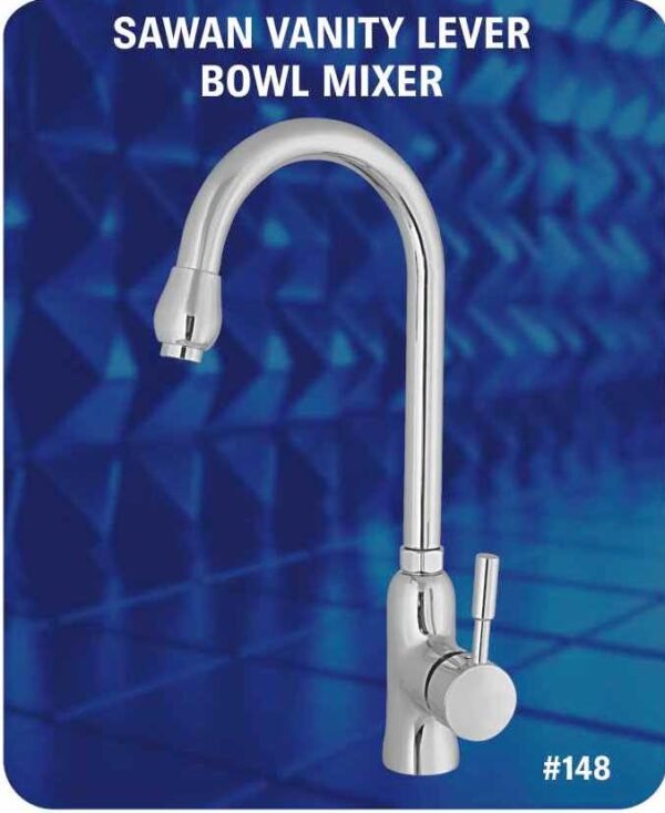 Sawan Vanity Lever Bowl Mixer #148 Vanity Mixer by Gohar Sanitry Fittings
