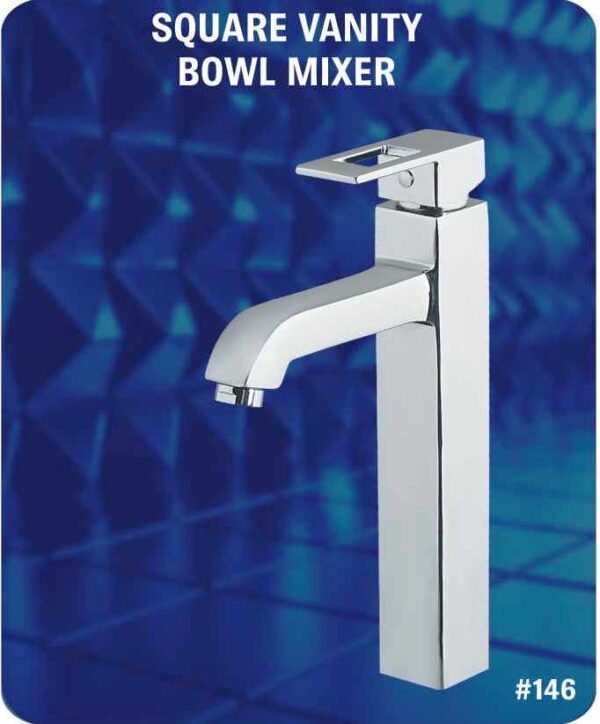 Square Vanity Bowl Mixer #146 Vanity Mixer by Gohar Sanitry Fittings